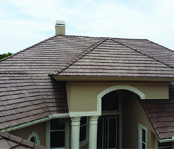 Davinci Brown Composite Roof Shingle Replacement For Home