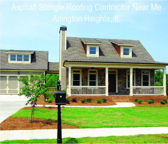 Dimensional asphalt shingle roof replacement for suburban home