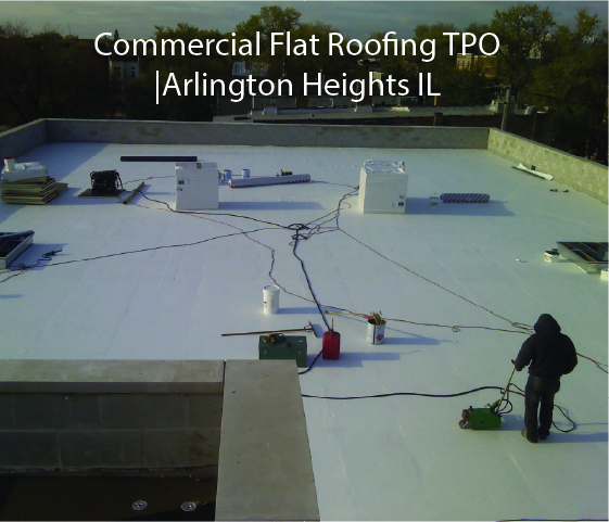 arlington heights commercial flat roof